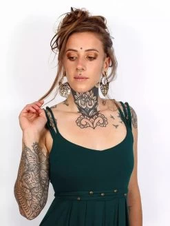 Robe Courte "Massaläa", Bleu Pétrole -Magasin De Vêtements Pour Femmes p image 328826 grande