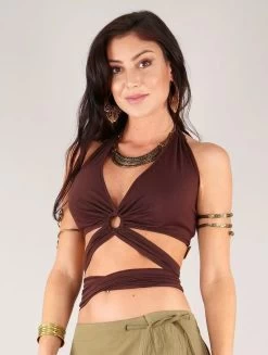 Brassière "Dao", Marron Auburn
