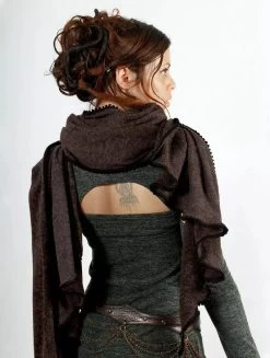 Écharpe-Châle "Zahïoo", Marron