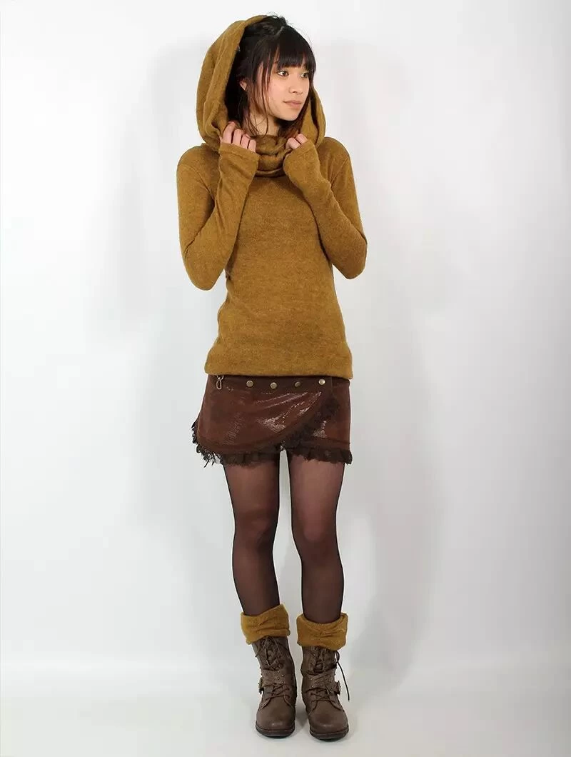 Pull à Gros Col "Mantra", Rouille 7 Pull à Gros Col "Mantra", Rouille – Image 7