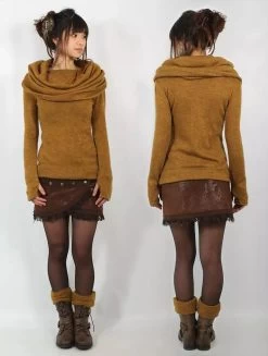 Pull à Gros Col "Mantra", Rouille 12 Pull à Gros Col "Mantra", Rouille -Magasin De Vêtements Pour Femmes p image 333583 grande