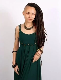 Robe Longue "Massaläa", Bleu Pétrole -Magasin De Vêtements Pour Femmes p image 334067 grande