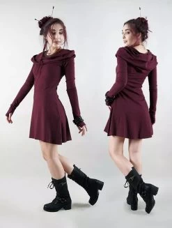 Robe "Chryzz", Bordeaux 6 Robe "Chryzz", Bordeaux -Magasin De Vêtements Pour Femmes p image 335193 grande