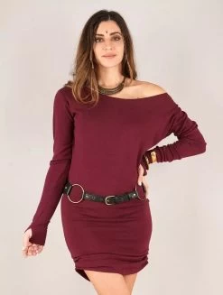 Robe Pull à Manches Chauve-souris "Kayäaz", Bordeaux 14 Robe Pull à Manches Chauve-souris "Kayäaz", Bordeaux -Magasin De Vêtements Pour Femmes p image 335577 grande