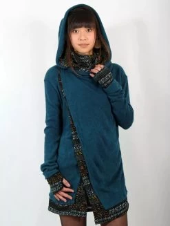 Gilet "Namkha Sibiu", Bleu Pétrole -Magasin De Vêtements Pour Femmes p image 336437 grande