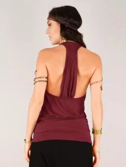 Débardeur "Bröna", Bordeaux