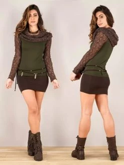 Jupe Courte "Azzyö", Marron -Magasin De Vêtements Pour Femmes p image 339875 grande