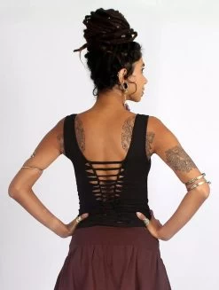 Débardeur "Karada", Noir