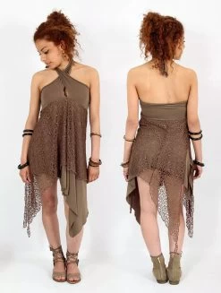 2en1 Jupe/Tunique "Syrada", Taupe