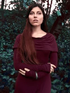 Robe "Chryzz", Bordeaux 7 Robe "Chryzz", Bordeaux -Magasin De Vêtements Pour Femmes p image 344689 grande