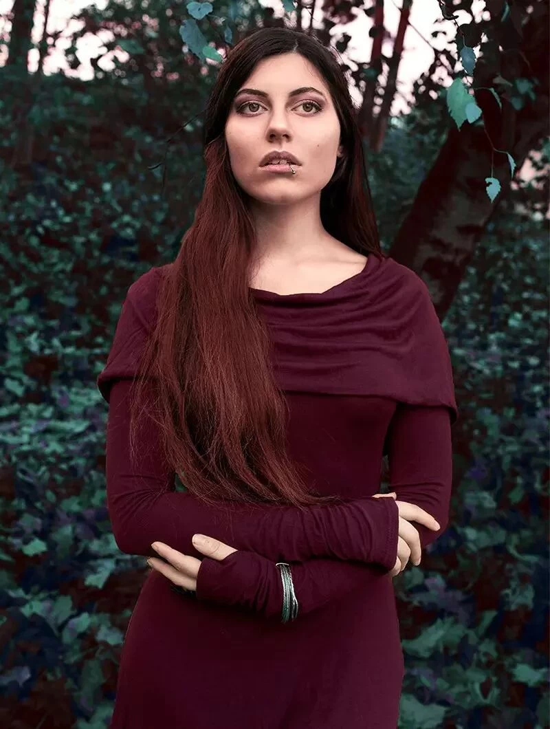 Robe "Chryzz", Bordeaux 4 Robe "Chryzz", Bordeaux – Image 4