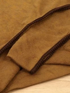 Écharpe-Châle "Zahïoo", Rouille Liseré Marron -Magasin De Vêtements Pour Femmes p image 345360 grande