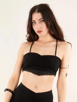 Brassière à Bretelles "Jäsmin", Noir