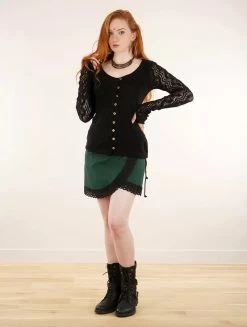 Jupe Courte Portefeuille "Lüuz", Vert Forêt 5 Jupe Courte Portefeuille "Lüuz", Vert Forêt -Magasin De Vêtements Pour Femmes p image 347055 grande