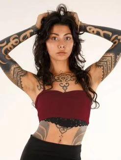 Brassière à Bretelles "Jäsmin", Bordeaux