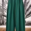 Pantalon Large évasé "Booh", Émeraude
