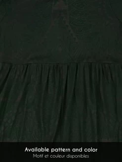 Robe Longue Oversize Imprimée "Eorynn Africa", Vert -Magasin De Vêtements Pour Femmes p image 347489 grande