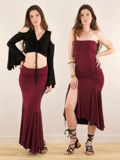 Robe Jupe "Weya", Bordeaux