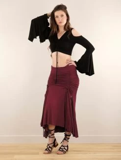 Robe Jupe "Weya", Bordeaux -Magasin De Vêtements Pour Femmes p image 348062 grande