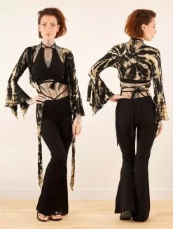 Legging Long évasé "Neya", Noir -Magasin De Vêtements Pour Femmes p image 348332 grande