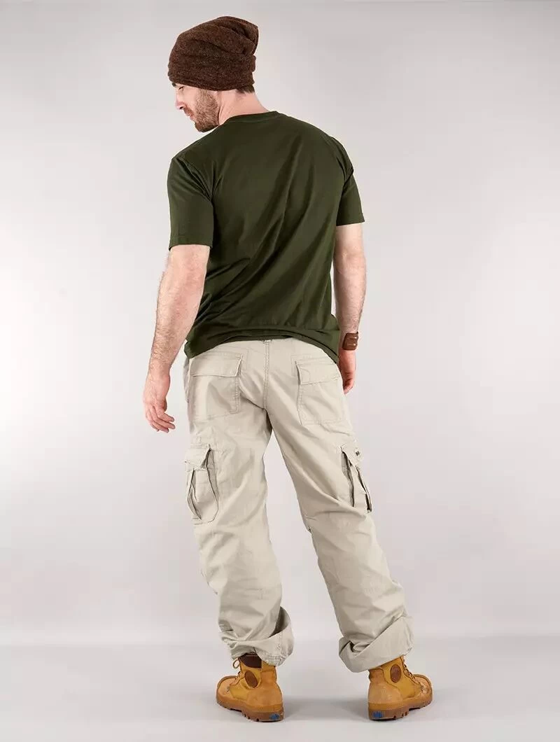 Pantalon Cargo Baggy Unisexe Molecule, Beige 4 Pantalon Cargo Baggy Unisexe Molecule, Beige – Image 4