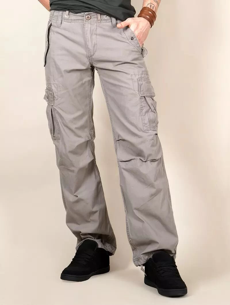 Pantalon Cargo Baggy Unisexe Molecule, Gris 1 Pantalon Cargo Baggy Unisexe Molecule, Gris