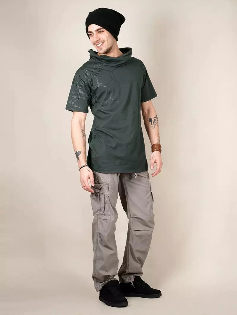 Pantalon Cargo Baggy Unisexe Molecule, Gris 4 Pantalon Cargo Baggy Unisexe Molecule, Gris – Image 4