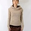 Pull à Capuche "Sadiva", Beige