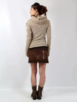 Pull à Capuche "Sadiva", Beige -Magasin De Vêtements Pour Femmes pull a capuche sadiva beige p image 337589 grande