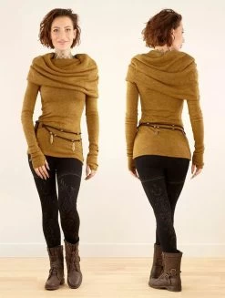 Pull à Gros Col "Mantra", Rouille 9 Pull à Gros Col "Mantra", Rouille -Magasin De Vêtements Pour Femmes pull a gros col mantra rouille p image 348267 grande