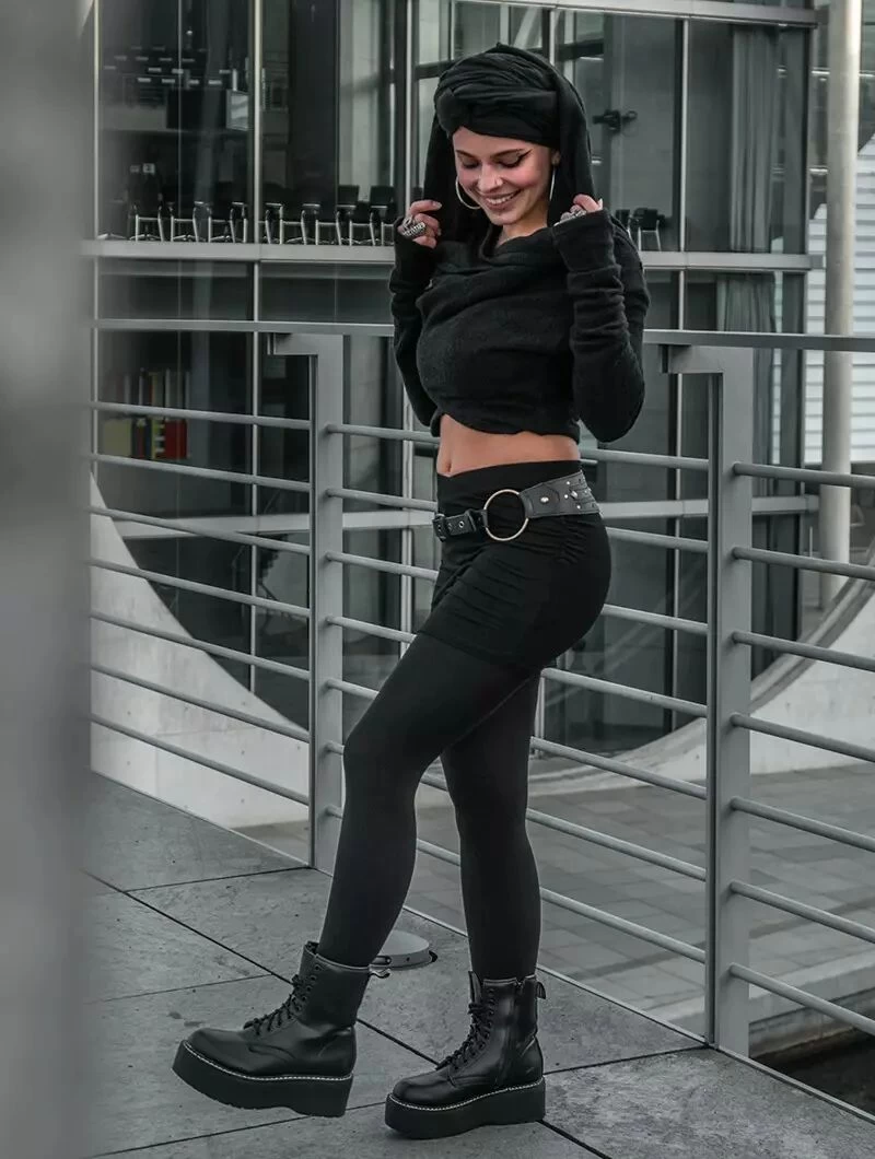 Pull Court "Nadjäa", Noir 5 Pull Court "Nadjäa", Noir – Image 5