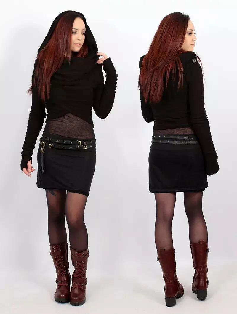 Pull Court "Nadjäa", Noir 7 Pull Court "Nadjäa", Noir – Image 7