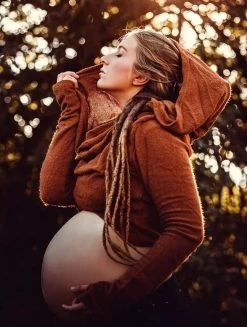 Pull Court "Nadjäa", Rouille -Magasin De Vêtements Pour Femmes pull court nadjaa rouille p image 330656 grande