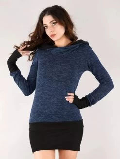 Pull "Janjira", Bleu Noir
