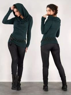 Pull Col Bénitier "Kali", Bleu Pétrole Foncé 8 Pull Col Bénitier "Kali", Bleu Pétrole Foncé -Magasin De Vêtements Pour Femmes pull kali bleu petrole fonce p image 330426 grande