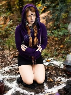 Pull Col Bénitier "Kali", Violet -Magasin De Vêtements Pour Femmes pull kali violet p image 326637 grande