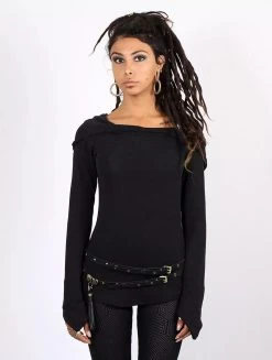 Pull "Karmäa", Noir -Magasin De Vêtements Pour Femmes pull karmaa noir p image 331249 grande