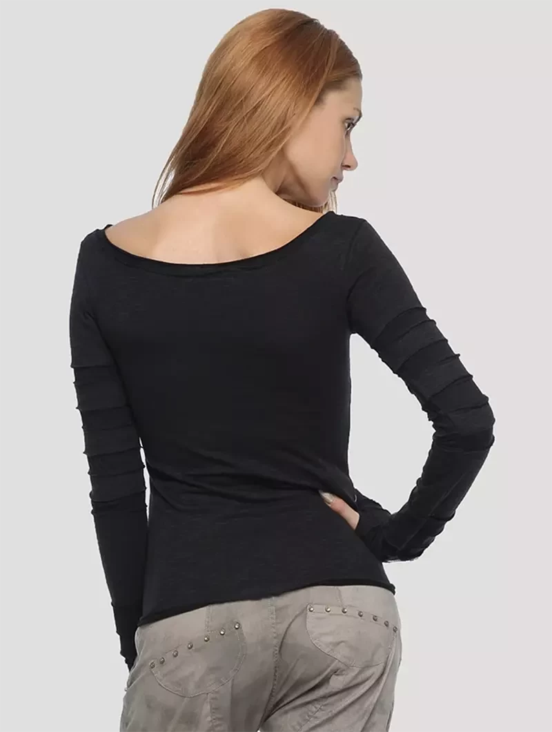 Pull "Lampu", Noir 2 Pull "Lampu", Noir – Image 2