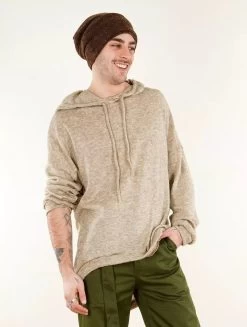 Pull Long Oversize à Capuche "Rashmi", Beige 7 Pull Long Oversize à Capuche "Rashmi", Beige -Magasin De Vêtements Pour Femmes pull long oversize a capuche rashmi beige p image 338639 grande