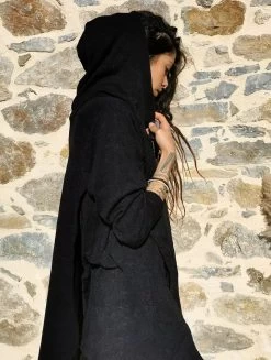 Pull Poncho "Inika", Noir -Magasin De Vêtements Pour Femmes pull poncho inika noir p image 338014 grande