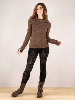 Pull à Capuche "Sadiva", Marron -Magasin De Vêtements Pour Femmes pull sadiva marron p image 335686 grande