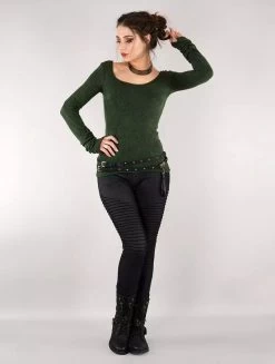 Pull "Ysïs", Vert Forêt -Magasin De Vêtements Pour Femmes pull ysis vert foret p image 328143 grande