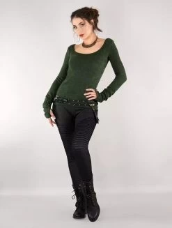 Pull "Ysïs", Vert Forêt -Magasin De Vêtements Pour Femmes pull ysis vert foret p image 328145 grande