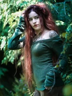 Pull "Ysïs", Vert Forêt -Magasin De Vêtements Pour Femmes pull ysis vert foret p image 332856 grande