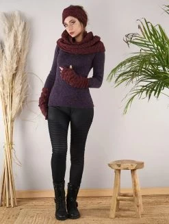 Pull "Ysïs", Violet 7 Pull "Ysïs", Violet -Magasin De Vêtements Pour Femmes pull ysis violet p image 328425 grande