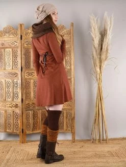 Robe à Manches Longues "Ysïaa", Terre De Sienne Chiné 9 Robe à Manches Longues "Ysïaa", Terre De Sienne Chiné -Magasin De Vêtements Pour Femmes robe a manches longues ysiaa terre de sienne p image 334960 grande