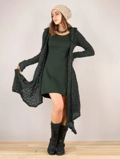 Robe à Manches Longues "Ysïaa", Vert Forêt -Magasin De Vêtements Pour Femmes robe a manches longues ysiaa vert foret p image 337135 grande