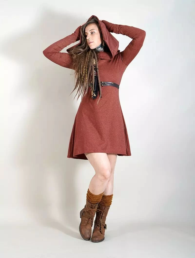 Robe "Chryzz", Terre De Sienne 1 Robe "Chryzz", Terre De Sienne