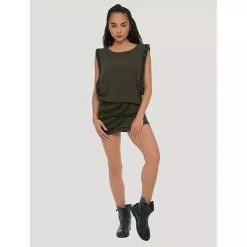 Robe "Cinnamon", Vert Kaki -Magasin De Vêtements Pour Femmes robe cinnamon kaki p image 297439 grande