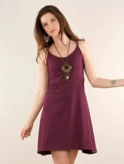Robe Courte à Bretelles "Alchemyü", Bordeaux 5 Robe Courte à Bretelles "Alchemyü", Bordeaux -Magasin De Vêtements Pour Femmes robe courte a bretelles alchemyu bordeaux p image 348012 grande